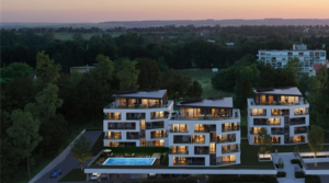 Schöne Neubauwohnung mit eigener Terrasse und Seeblick