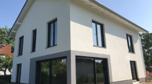 Hausansicht geplant